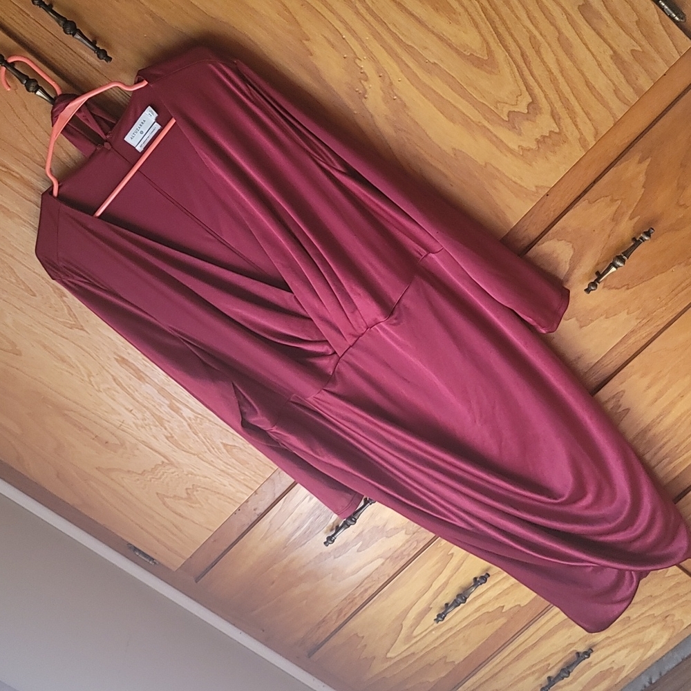 Red Wrap dress
